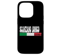 Bandiera dell'Italia degli amanti dei viaggi di Scanzano Jonico City Italia Custodia per iPhone 14 Pro