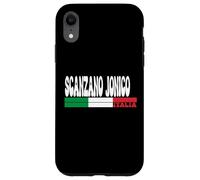 Bandiera dell'Italia degli amanti dei viaggi di Scanzano Jonico City Italia Custodia per iPhone XR