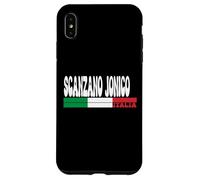 Bandiera dell'Italia degli amanti dei viaggi di Scanzano Jonico City Italia Custodia per iPhone XS Max
