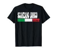 Bandiera dell'Italia degli Amanti dei Viaggi di Scanzano Jonico City Italia Maglietta