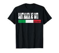 Bandiera dell'Italia di SANT'AGATA DE' GOTI City Italia Travel Lovers Maglietta