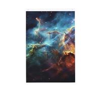 Bandiera dello spazio galassia dell'universo, 0,9 x 1,5 m, bandiere da giardino vivaci su entrambi i lati, striscione di benvenuto stagionale con occhielli in ottone, decorazione sfondo fotografico