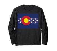 Bandiera dello Stato del Colorado USA Maglia a Manica