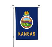 Bandiera dello stato del Kansas, adatta per interni ed esterni, perfetta per casa, giardino, eventi e manifestazioni patriottiche.