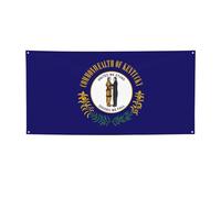 Bandiera dello Stato del Kentucky con stampa versatile per feste, Ringraziamento e decorazioni di compleanno, per tutte le occasioni
