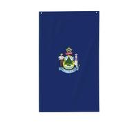 Bandiera dello stato del Maine stampa bandiera decorativa da giardino patio cassetta postale portico veranda decorazioni display