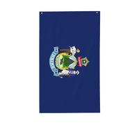 Bandiera dello stato del Maine stampa leggera bandiera decorativa bandiere stagionali per interni ed esterni esposizione patio prato giardino