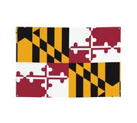 Bandiera dello Stato del Maryland decorazione da appendere alla parete, adatta per varie scene, feste, riunioni (119,4 x 180,3 cm) banner festivo
