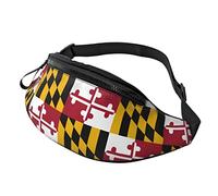 Bandiera dello Stato del Maryland, USA Borsa a tracolla Runner Piccola da corsa Sport Slim Alla moda per fare jogging Escursionismo Donna