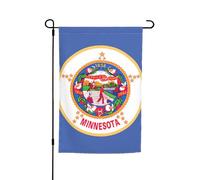 Bandiera dello Stato del Minnesota Stampa 30,5 x 45,7 cm Bandiera Floreale da Giardino Tutte Le Stagioni Outdoor Yard Decor Spessa Per Prati Bandiera