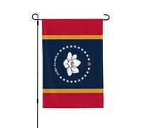 Bandiera dello stato del Mississippi, adatta per interni ed esterni, perfetta per casa, giardino, eventi e manifestazioni patriottiche.