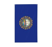 Bandiera dello stato del New Hampshire stampa leggera bandiera decorativa bandiere stagionali per interni ed esterni esposizione patio prato giardino