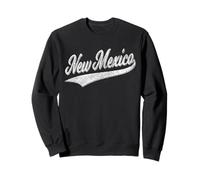 Bandiera dello Stato del New Mexico con Scritta Baseball Felpa