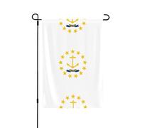 Bandiera dello stato del Rhode Island. Adatta per interni ed esterni, perfetta per casa, giardino, eventi e manifestazioni patriottiche.