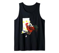 Bandiera dello stato del Rhode Island Hope Red Rooster Canotta