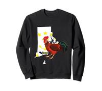 Bandiera dello stato del Rhode Island Hope Red Rooster Felpa