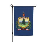 Bandiera dello Stato del Vermont Stampa Resistente allo sbiadimento Bandiere da giardino Tutte le Stagioni Bandiera Outdoor Yard Decor Per Portici
