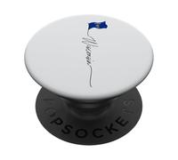 Bandiera dello stato del Wisconsin, bandiera patriottica della firma del Wisconsin PopSockets PopGrip Adesivo