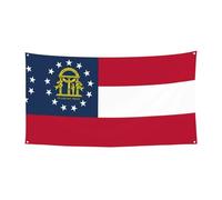 Bandiera dello Stato della Georgia, striscione da parete, decorazione per feste, festa di tutti i santi, Halloween, bandierine per porte