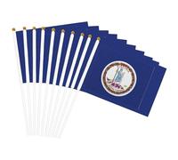 Bandiera dello stato della Virginia Stampa Bandiera Palmare Bandiere Portatili Feste Feste Feste Decorazione Incontro Eventi