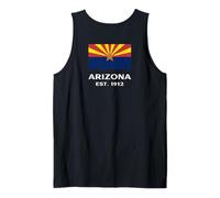 Bandiera dello stato dell'Arizona fondata nel 1912 nello stato del Grand Canyon Canotta