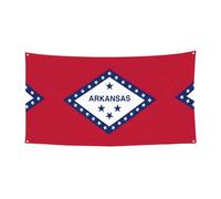 Bandiera dello stato dell'Arkansas, striscione da parete, decorazione per feste, festa di tutti i santi, Halloween, bandierine per porte