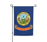 Bandiera dello Stato dell'Idaho, stampa 30,5 x 45,7 cm, bandiera floreale da giardino, per tutte le stagioni, decorazione per esterni, spessa, per prati