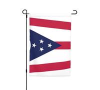 Bandiera dello stato dell'Ohio stampa varie bandiere da giardino bandiera all'aperto decorazione cortile per veranda o prato bandiera