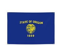 Bandiera dello stato dell'Oregon, decorazione da appendere alla parete, adatta per varie scene, feste, riunioni (119,4 x 180,3 cm) banner festivo