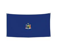 Bandiera dello Stato di New York, stampa per interni ed esterni, riutilizzabile, facile da appendere, festivo decorazione per feste