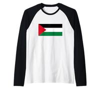 Bandiera dello Stato di Palestina Maglia con Maniche Raglan