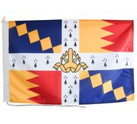 Bandiera dello stemma di Birmingham con corda e levetta - fatta a mano nel...