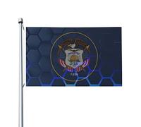 Bandiera Dello Utah Resistente Alle Intemperie Bandiere Di Benvenuto Con 2 Occhielli Bandiera Da Cortile Decorazione Per Patio Interni Fattoria 90X150Cm