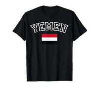 Bandiera dello Yemen, Stile Vintage, Effetto Invecchiato, Stile rétro Maglietta