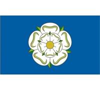 Bandiera dello Yorkshire resistente e durevole, 9 x 60 cm, con corda e levetta FlagSuperstore
