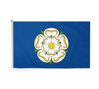 Bandiera dello Yorkshire resistente e durevole, 9 x 60 cm, con corda e levetta FlagSuperstore