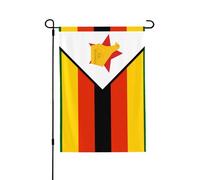 Bandiera dello Zimbabwe. Adatta per interni ed esterni, perfetta per casa, giardino, eventi e manifestazioni patriottiche.