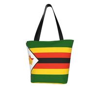 Bandiera dello Zimbabwe Borsa a tracolla da donna, alla moda, borsa per la spesa, adatta per il fine settimana, viaggi, shopping, borsa messenger