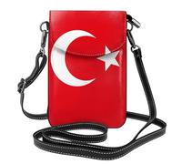 Bandiera dello Zimbabwe Questa borsa a tracolla leggera e unisex con patta libera le mani ed è adatta per viaggi, vacanze e uso quotidiano., Bandiera della Turchia, Taglia unica