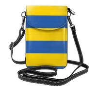 Bandiera dello Zimbabwe Questa borsa a tracolla leggera e unisex con patta libera le mani ed è adatta per viaggi, vacanze e uso quotidiano., Bandiera dell'Ucraina, Taglia unica