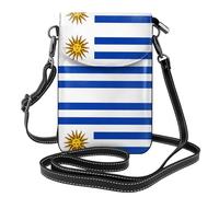 Bandiera dello Zimbabwe Questa borsa a tracolla leggera e unisex con patta libera le mani ed è adatta per viaggi, vacanze e uso quotidiano., Bandiera dell'Uruguay, Taglia unica