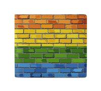 Bandiera dell'orgoglio arcobaleno del progresso LGBT Muro Un piccolo e port