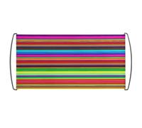 Bandiera dell'orgoglio, bandiera colorata a strisce messicane stampate, bandiere personalizzate, bandiera sventolante a mano per i fan Home Game Parade eventi sportivi