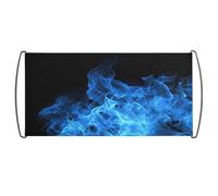 Bandiera dell'orgoglio, bandiera colorata con stampa fiamma blu, bandiere personalizzate, bandiera sventolante a mano per i fan Home Game Parade eventi sportivi