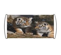 Bandiera dell'orgoglio con stampa di cuccioli di tigre siberiana, bandiere personalizzate, bandiera sventolante a mano per i fan Home Game Parade eventi sportivi