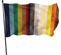 Bandiera dell'orgoglio dell'orso LGBT Bandiera 3x5 Ft Bandiera con stampa su un lato Banner di benvenuto per feste all'aperto