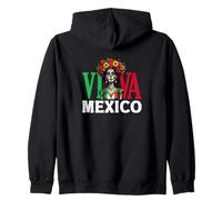 Bandiera dell'orgoglio Messicano Mexico Roots Heritage Felpa con Cappuccio