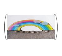 Bandiera dell'orgoglio, piccola bandiera colorata con stampa arcobaleno, bandiere personalizzate, bandiera sventolante a mano per i fan Home Game Parade eventi sportivi