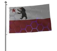 Bandiera Dell'Orso Della Tempesta Divertente Bandiere Di Benvenuto Resistente Alle Intemperie Bandiera Da Cortile Decorazione Per Patio All'Aperto Interni 90X150Cm