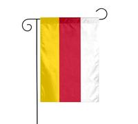 Bandiera dell'Ossezia del Nord da giardino, 30 x 45 cm, verticale, double face, per vacanze in fattoria